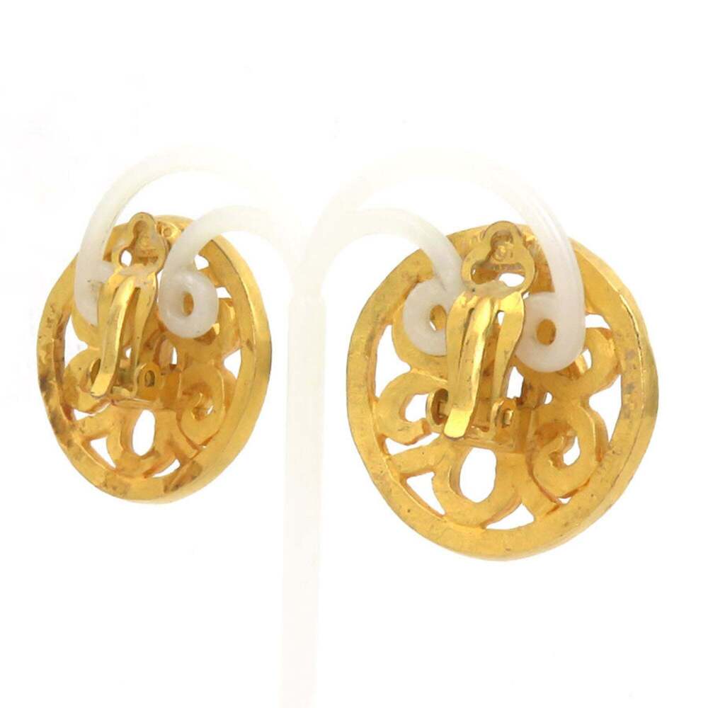 CHANEL Authentic Gold Earrings - Picture 2 of 5